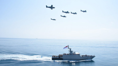 33 Kapal Perang TNI AL Merapat ke Bangka Belitung, Ada Apa? 