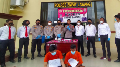 Gerebek Bandar Narkoba, Polres Empat Lawang Amankan 15 Paket Sabu dan Senjata Api
