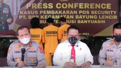 Polda Sumsel Tangkap Provokator Pembakaran Pos Keamanan PT BPP Sinar Mas