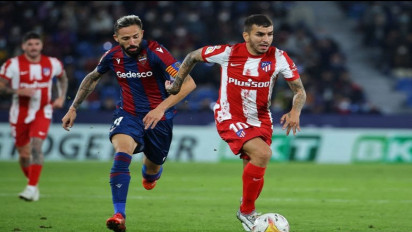 Atletico Berbagi Poin dengan Levante, Sociedad Tekuk Celta Vigo 2-0