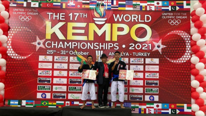  Bangga! Atlet Kempo Marko Jolo Asal NTT Raih Medali Emas 'Kempo International" di Turki