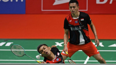 Ganda Putra Fajar/Rian Hadapi Kevin/Marcus di Semifinal French Open 2021