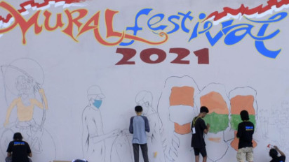 Tiang JLNT Transjakarta Akan Dihiasi Karya Pemenang Mural