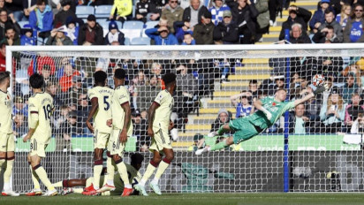 Aaron Ramsdale Tampil Gemilang Saat Arsenal Bungkam Leicester