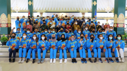 Horee... Atlet PON Asal Sleman Terima Bonus