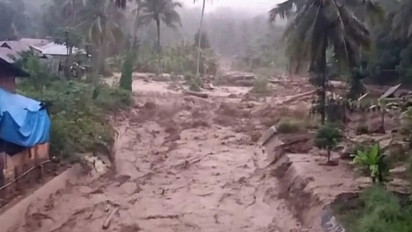 Bendungan Irigasi Jebol Akibat Banjir di Tapanuli Selatan