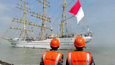 99 Hari Arungi Samudra, KRI Bima Sakti Tiba di Pangkalan Surabaya