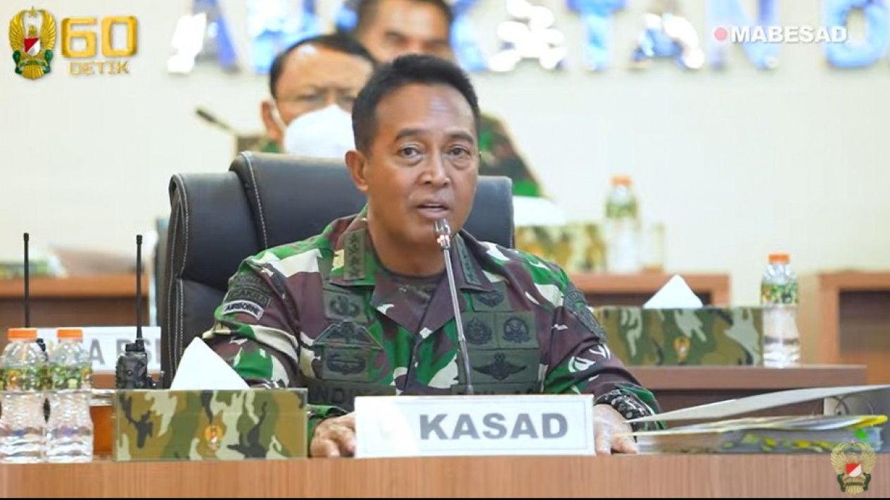 Jenderal Andika Perkasa Jadi Calon Tunggal Panglima TNI Gantikan Marsekal Hadi Tjahjanto
            - galeri foto