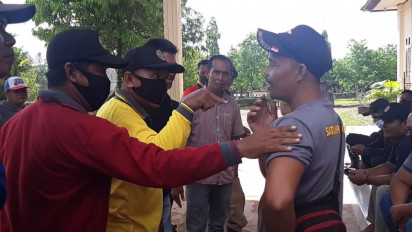 Merasa Lahannya Direbut, Anggota Koperasi Nyaris Bentrok Dengan Satpam Perusahaan Sawit