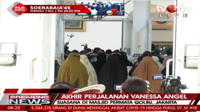 Jenazah Vanessa dan Bibi Disalatkan di Masjid Permata Qolbu Sebelum Dimakamkan di Pesanggrahan