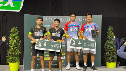 Pram/Yere Kandaskan Fajar/Rian di Perempat Final Hylo Open