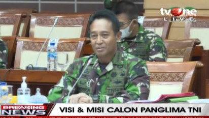 Calon Panglima TNI Jenderal Andika Perkasa Jalani Fit and Proper Test, Beberkan Delapan Misinya