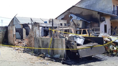 Insiden Kebakaran Sebuah rumah yang Menewaskan 4 orang di Riau Diselidiki