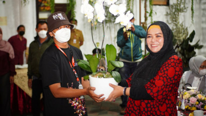 Galang Dana untuk Korban Banjir Batu, PAI Lelang Anggrek Senilai Rp107 Juta