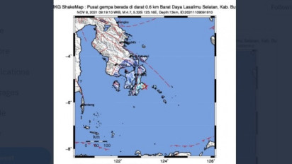 Gempa M 4.7 Guncang Buton, Terasa Hingga IV MMI