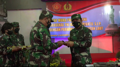 Bertemu Unsur TNI AL di Surabaya, Marsekal Hadi Tjahjanto Pamit Karena Tugas Panglima Segera Berakhir