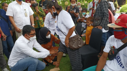 Bantuan Kaki Palsu untuk 24 Penyandang Disabilitas Tuna Daksa