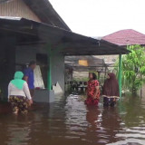 Banjir di Sampit Semakin Parah setelah Hujan Mengguyur selama Tujuh Jam