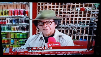 Presiden Jokowi Singgung Mental 'Inlander', Ini Kata Budayawan Sujiwo Tejo