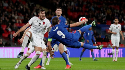 Harry Kane Cetak Trigol Saat Inggris Cukur Albania 5-0