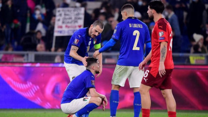 Eksekusi Penalti Jorginho Gagal, Italia Ditahan Imbang Swiss 1-1