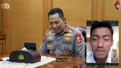 Kapolri Wujudkan Mimpi Teuku Tegar Atlet Peraih Emas PON Jadi Polisi