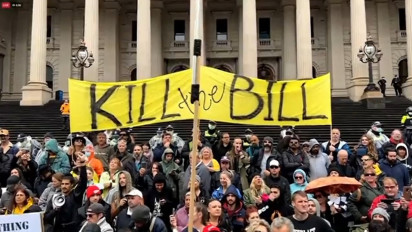 Aksi Protes Ribuan Warga Australia Tolak RUU Kesehatan dan Kesejahteraan Masyarakat