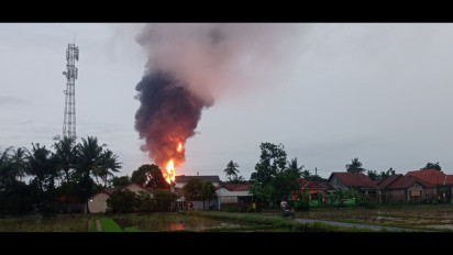 Kebakaran Tangki di Kilang Cilacap Berhasil Dipadamkan