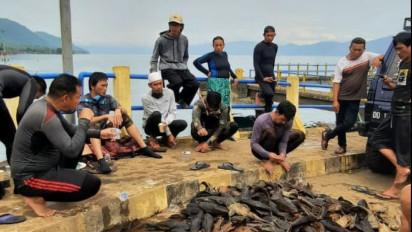 Berburu Ikan Predator, Pemdes Sorowako Turunkan Penyelam