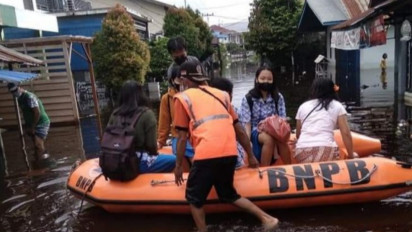 Banjir Kalbar, BNPB: 33.221 Warga Sintang Masih Mengungsi