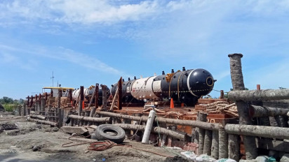 Tidak Dapat Izin, Material Pembangunan PLTU 3 dan 4 Tertahan di Pantai Meureubo Aceh