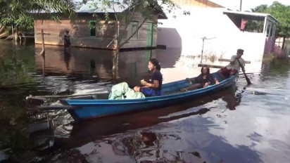 Banjir di Kotawaringin Timur Terus Meluas Hingga Rendam 22 Desa di Delapan Kecamatan, BPBD: Kemungkinan Akan Bertambah