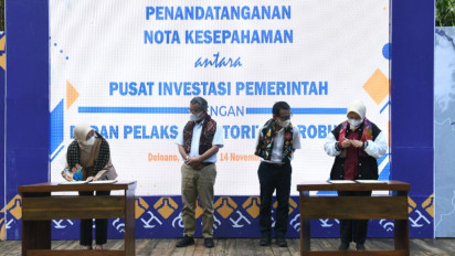 Badan Layanan Umum Pusat Investasi Pemerintah - Badan Pelaksana Otorita Borobudur Sinergi Mengenai Pinjaman UMi