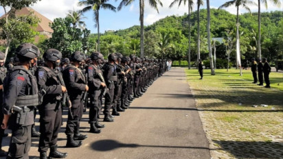 Brimob Yon B Pelopor Sumbawa BKO 50 Personel Satuan Anti Anarkis ke WSBK Mandalika, 2 Personil Satlantas Sumbawa Turut Serta
