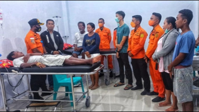 Setelah Empat Hari Pencarian, Dua Warga Morotai Yang Dilaporkan Hilang  Saat Mancing Ditemukan Selamat Oleh Kapal Ikan KM. Anugrah.