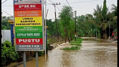 Banjir di Kecamatan Gresik Mulai Surut, Pengerukan Kali Lamong Kembali Dikebut
