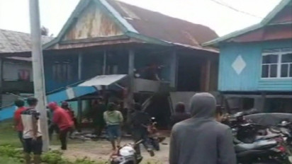 Astaga.... Cakades Pilihannya Gagal, Tuan Tanah Bongkar Paksa Delapan Unit Rumah Warga Pasca Pilkades Jeneponto