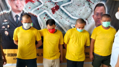 Sindikat Begal Bermodus Mengaku Polisi Diamankan Satreskrim Polres Binjai