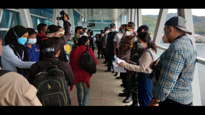 Vaksinasi Lengkap Menjadi Syarat Keluar Masuk Kota Sibolga Lewat Pelabuhan