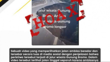 Video Amblesnya Jalur Wisata Bromo Hoaks