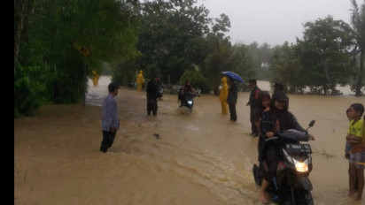 6 Titik Banjir Kepung Kawasan Geopark Ciletuh Palabuhanratu