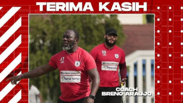 Persipura Jayapura Sepakati Pemutusan Kontrak Jackson F Tiago Sebagai Pelatih