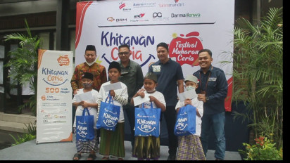 Bakrie Amanah Gelar Khitanan Massal Festival Muharam Ceria 1443 H di Sidoarjo