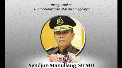 Mantan Kajati Bengkulu Sandjun Manullang Tutup Usia
