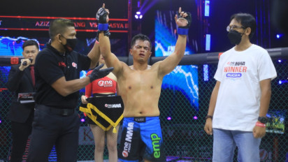 Walau Bonyok, Fighter Garut Menangi Duel Berdarah