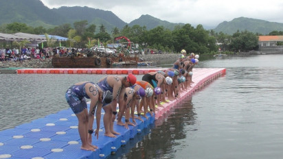 85 Atlet Renang Ikuti Kejurda Open Water Swimming di Laut Situbondo
