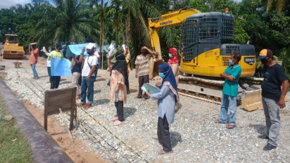 Proyek Perta Gas Dumai Didemo Warga, Ganti Rugi Sewa Tanah Tidak Merata