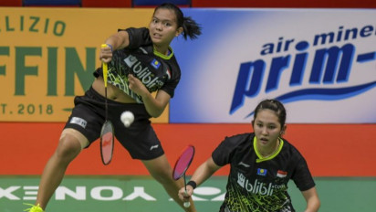 Cedera, Dua Ganda Putri Nasional Mundur dari Indonesia Open 2021
