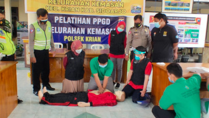 Tingginya Angka Kecelakaan Lalu Lintas  Dorong Gakkum Polresta Sidoarjo Gelar Pelatihan Penanganan Gawat Darurat Korban Kecelakaan