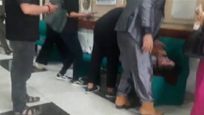 Usai Minta Maaf, Anggiat Pasaribu Jatuh Pingsan di Polres Bandara Soetta